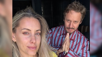 Benjamín Vicuña y Anita Espasandín fueron al concierto de Shakira en Madrid: las postales de la noche