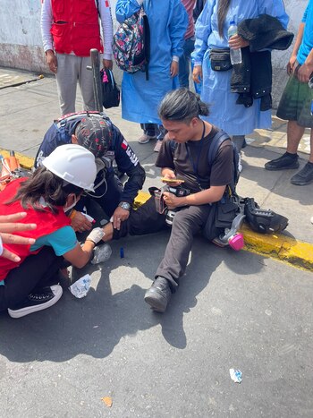Periodistas son heridos mientras cubrían