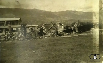 Las imágenes de la colisión