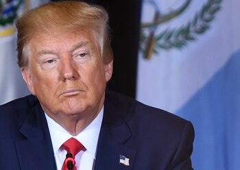 Donald Trump. (Photo by SAUL