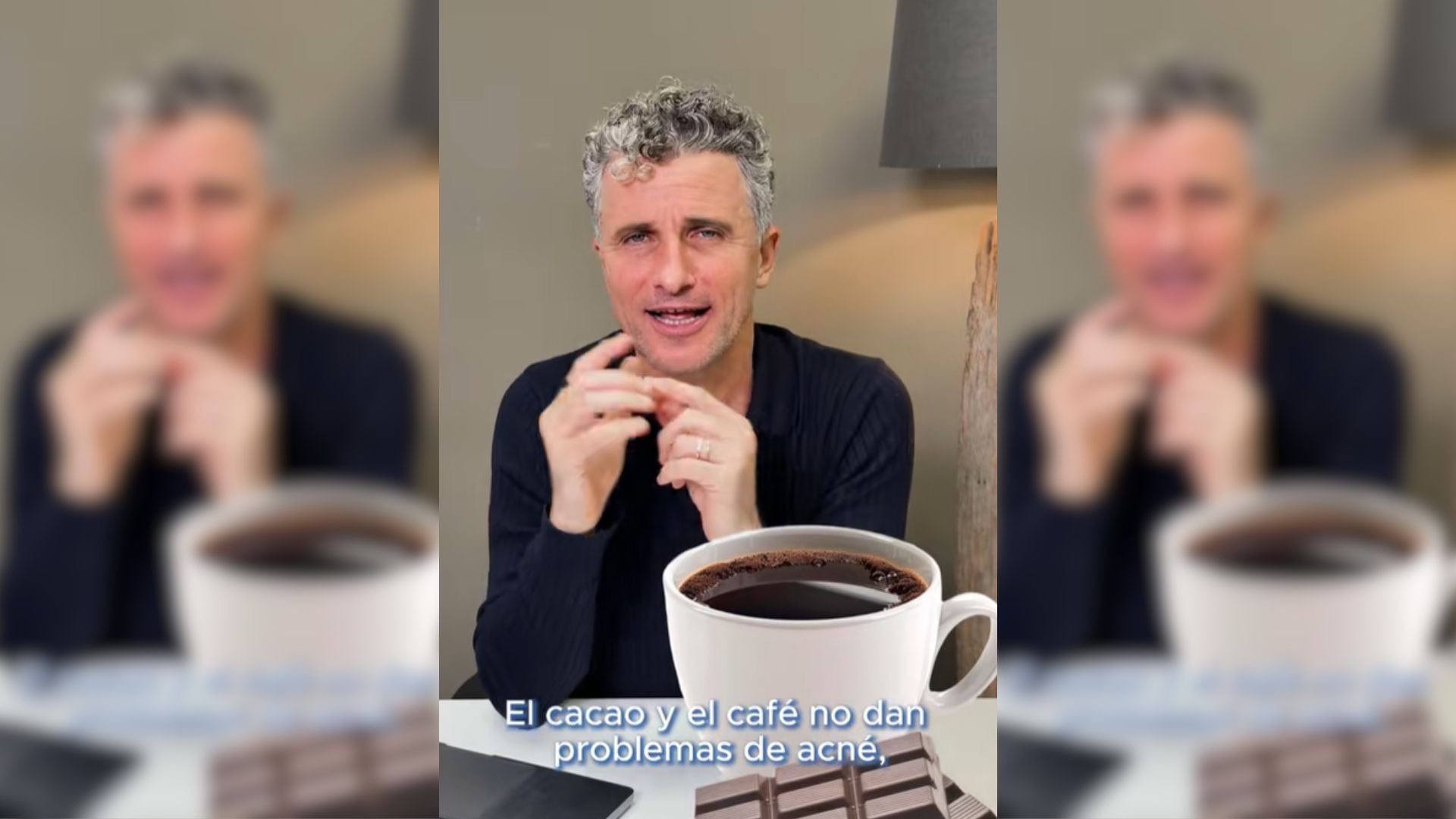 Fragmento de TikTok en el que Xavier Verdaguer habla del acné. (@xevi.verdaguer)