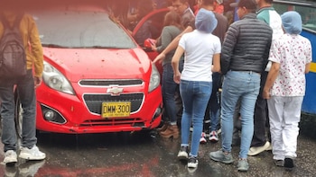 Un hombre que iba en