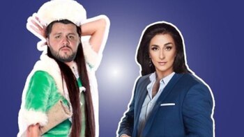 Paul Stanley y Bárbara Torres