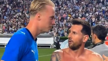 Se conocieron detalles del diálogo de Messi con el hijo de su ex compañero tras la victoria de Argentina: “Le pregunté si tenía alguna camiseta para mí”