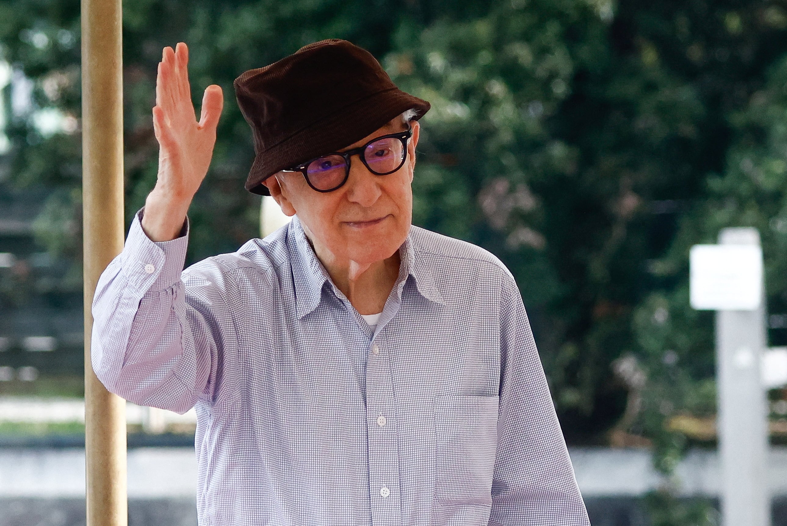 Woody Allen en la 80º edición del Festival de Venecia, el 4 de septiembre de 2023. (REUTERS/Yara Nardi)