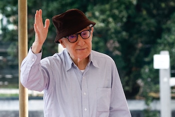 Woody Allen en la 80º edición del Festival de Venecia, el 4 de septiembre de 2023. (REUTERS/Yara Nardi)