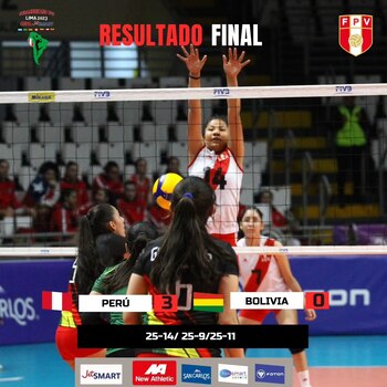 Selección peruana de vóley venció