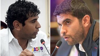 Agarrón entre los representantes David