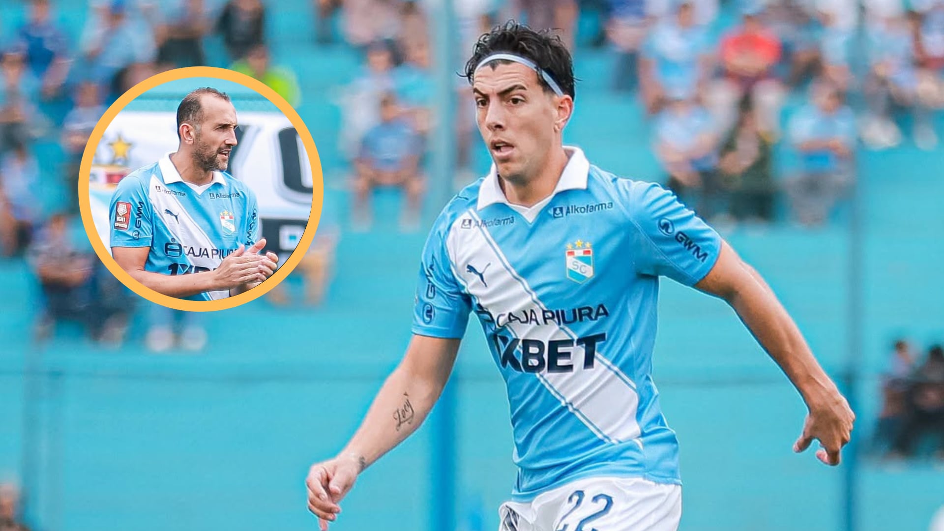 Michael Hoyos llenó de elogios a Hernán Barcos tras debut con Sporting Cristal: “Me puede ayudar para adaptarme al fútbol peruano”
