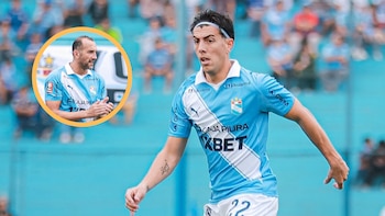 Michael Hoyos llenó de elogios a Hernán Barcos tras debut con Sporting Cristal: “Me puede ayudar para adaptarme al fútbol peruano”