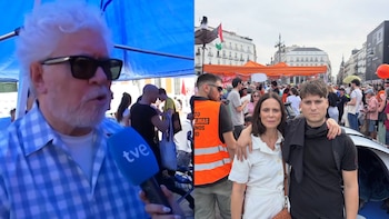 De Almodóvar a Aitana Sánchez-Gijón: estos son los famosos que se han unido a los manifestantes por la crisis de vivienda en la Puerta del Sol