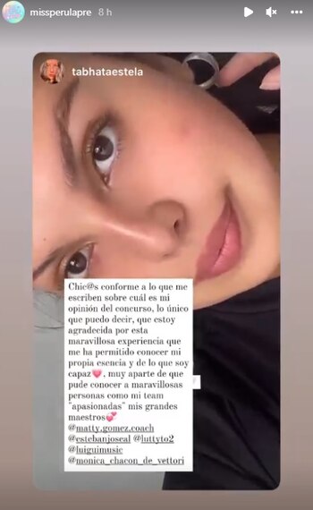 Exparticipante de Miss Perú La