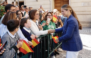 La princesa Leonor en su