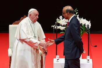 El papa Francisco se reunió