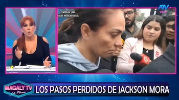 Magaly Medina sorprende al defender a Jackson Mora: “Me pongo en los zapatos de estas personas”. Captura: Magaly TV La Firme.