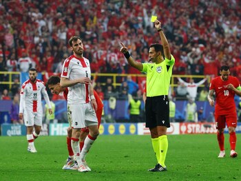 Facundo Tello, durante un partido de la Euro 2024 entre Turquía y Georgia en el Dortmund BVB Stadion, Dortmund, Germany, el pasado 18 de junio (Facundo Tello REUTERS/Wolfgang Rattay)