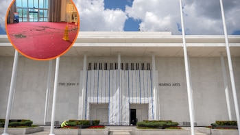 Una parte del techo del Kennedy Center se cayó por las lluvias y la institución insiste en cerrar para remodelar
