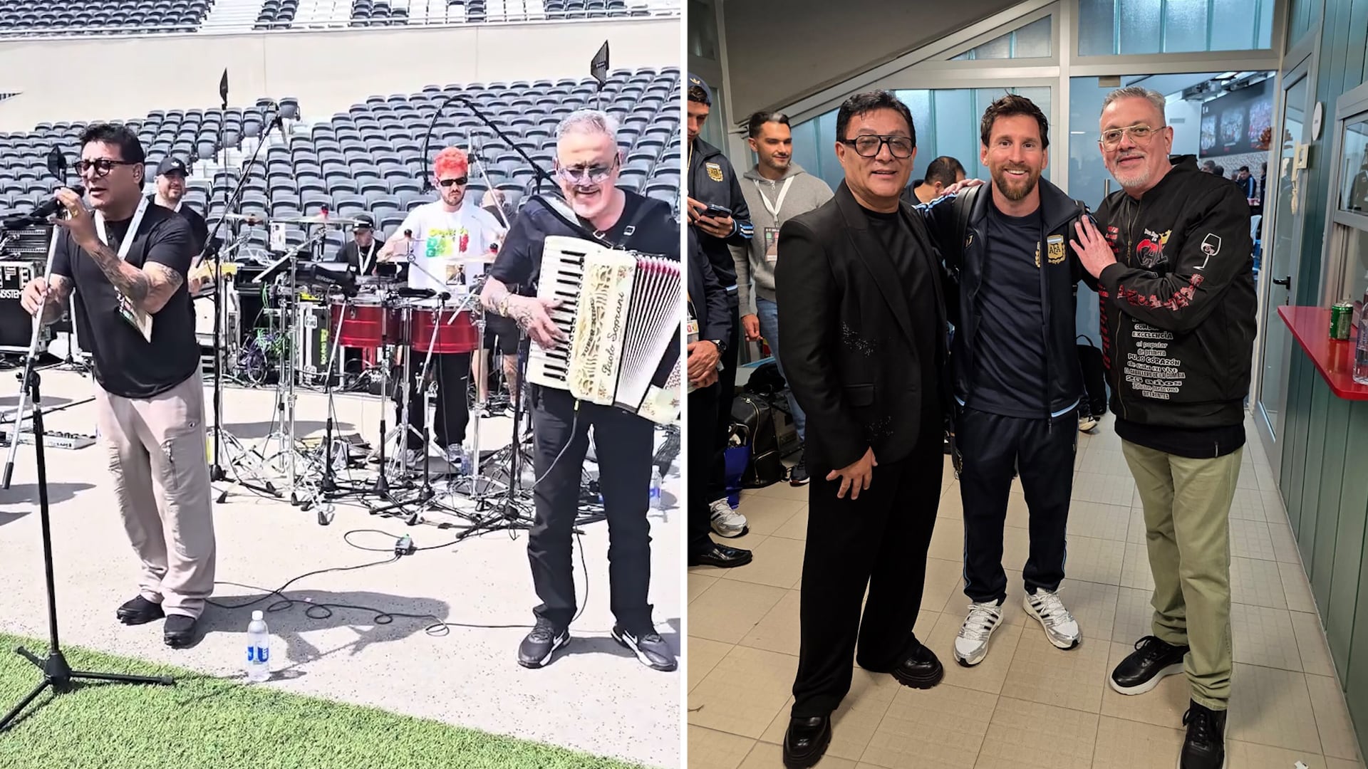 Grupo Cali suspendió su show en la despedida de Messi en el Monumental