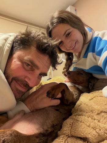 El cumpleaños de Matías Ale y dedicatoria de su esposa Martina