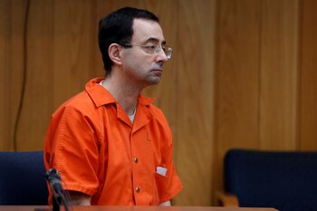 FILE PHOTO: Larry Nassar, a