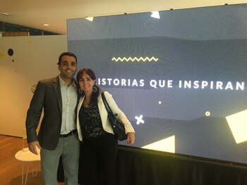 La dupla de hermanos durante