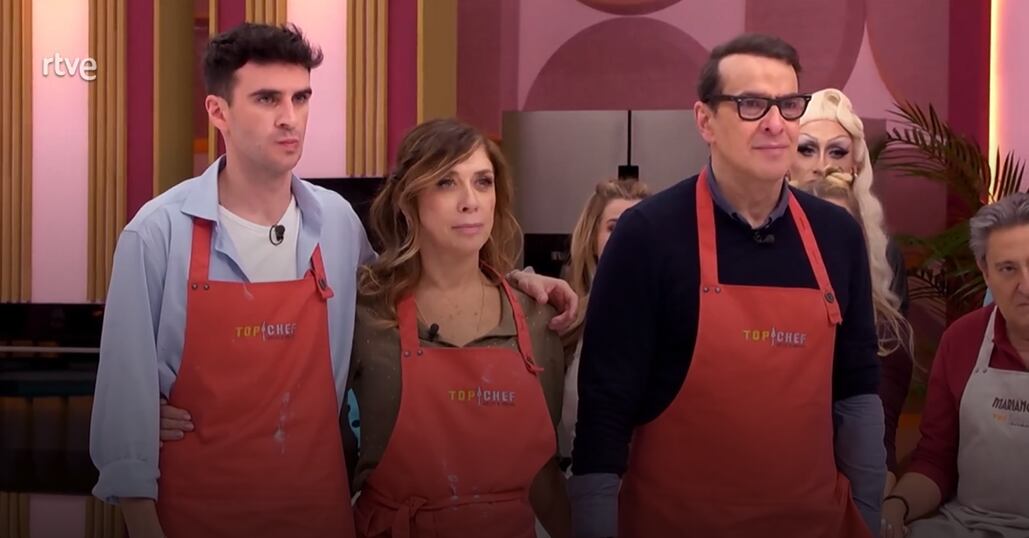 Eva Isanta, Alejandro Vergara y Luis Merlo en la cuerda floja de