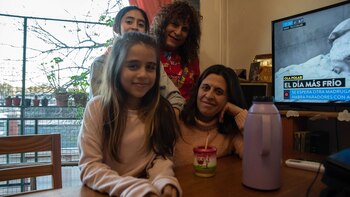 La familia de Cristina hace