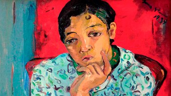 "Joven pensando", de Irma Stern