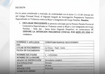 Feminicidio en Ate: principal sospechoso del asesinato de Laura Güere se encuentra prófugo