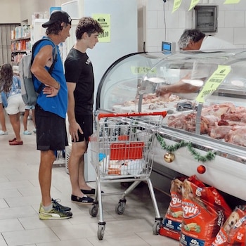 Franco Colapinto y su papá,