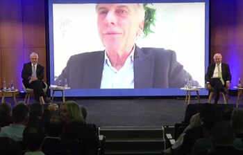 Mauricio Macri, en el zoom