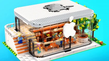 Apple Store tiene su propia versión con piezas de Lego: es muy realista