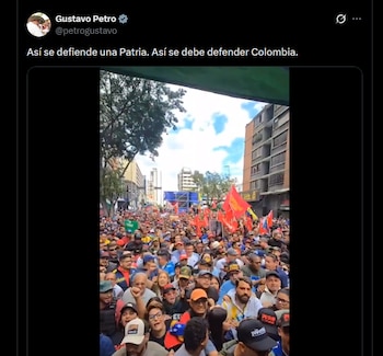 Gustavo Petro señaló que con