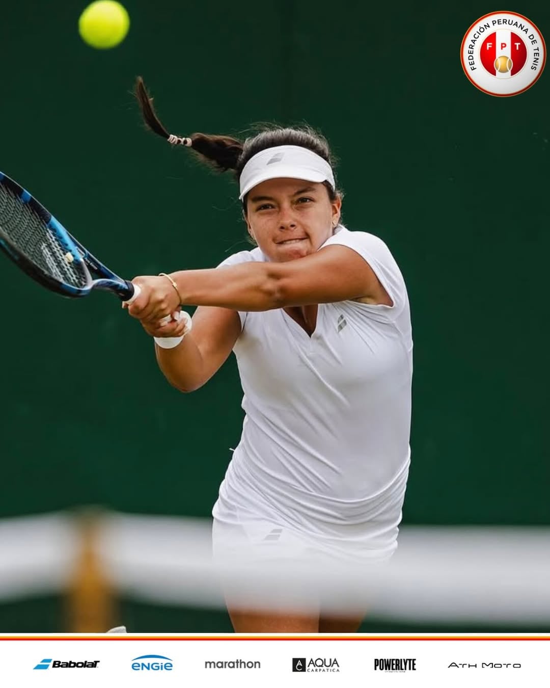 Lucciana Pérez accedió a sus segundas semifinales al hilo. Crédito: Instagram FPT.