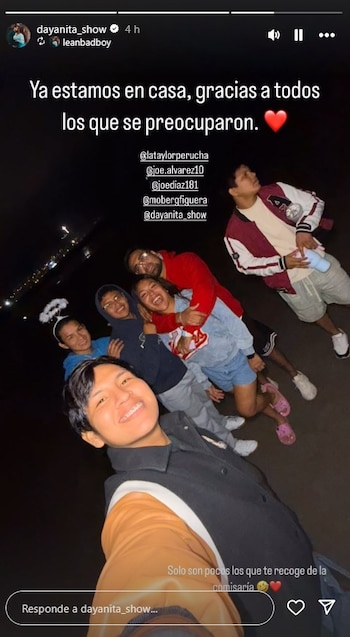 Dayanita reapareció en redes sociales