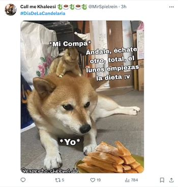 2 de febrero, tamales y MEMES