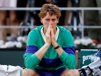 Jannik Sinner after defeat