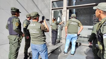 El operativo de la gendarmería