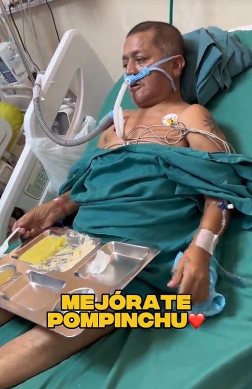 “Esperamos un milagro”: familia de Pompinchú pide oraciones tras su ingreso a UCI. Captura: Facebook Pompichu.