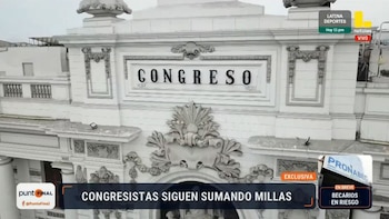 “Millas como cancha”: informe revela viajes de congresistas antes del cierre del Parlamento unicameral. Captura: Latina.