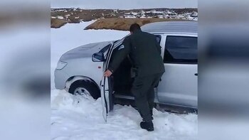 El momento del rescate de