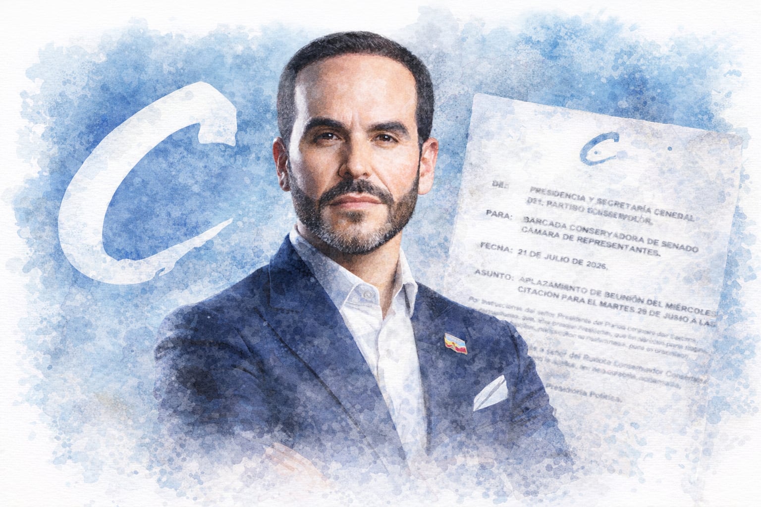 Partido Conservador definirá el 28 de julio si se declara partido de gobierno o en independencia