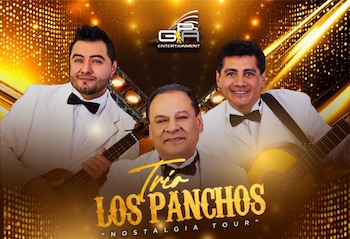 El trío Los Panchos llega a Colombia con dos conciertos exclusivos: el sábado 6 de junio en el Teatro Colegio Montessori de Bogotá y el domingo 7 de junio en el Teatro El Tesoro de Medellín.