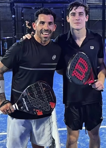 Tevez y Colapinto (@worldpadelcenternordelta)