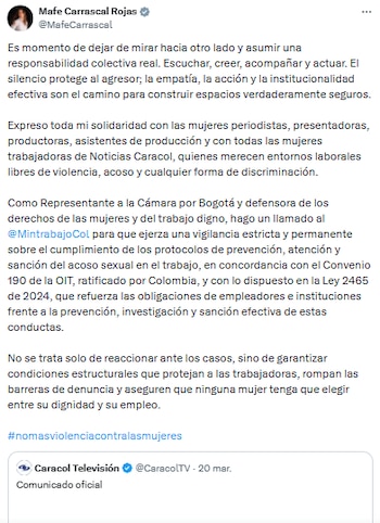 Acoso sexual - Caracol Televisión