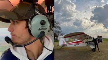 Tomás piloteaba aviones previo su