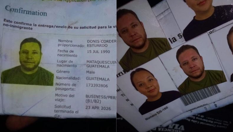 La documentación encontrada permitió avanzar en la identificación del caso en la laguna de Ayarza. (Cortesía: Gobierno Municipal San Rafael Las Flores)