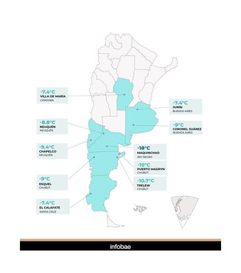 Los diez lugares del país