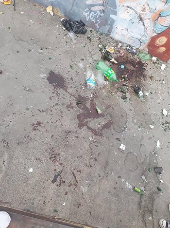 Así quedó el lugar donde