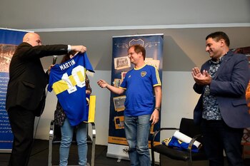 Martín Kohan (Foto: Prensa Boca